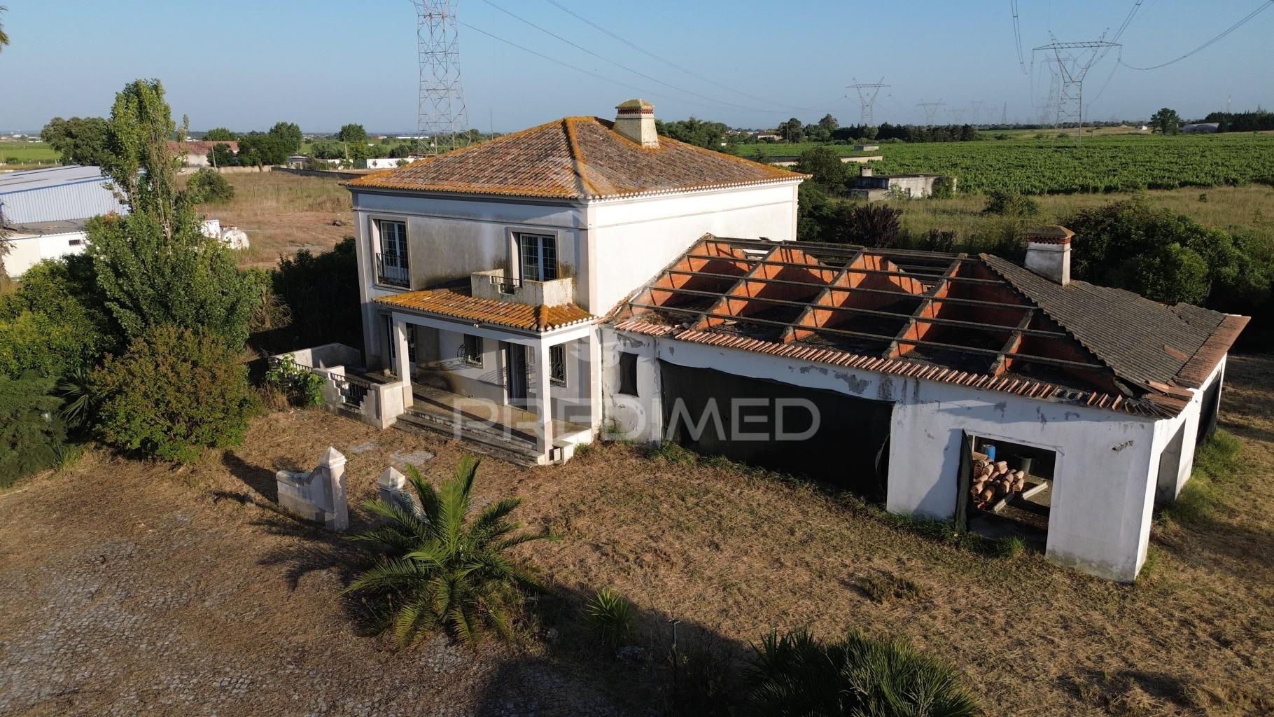 ⭐ quinta senhorial com 10.000 m² e armazém licenciado — oportunidade única às portas de lisboa