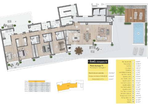 Penthouse t4 luxuoso amplo piscina privada e vista mar
