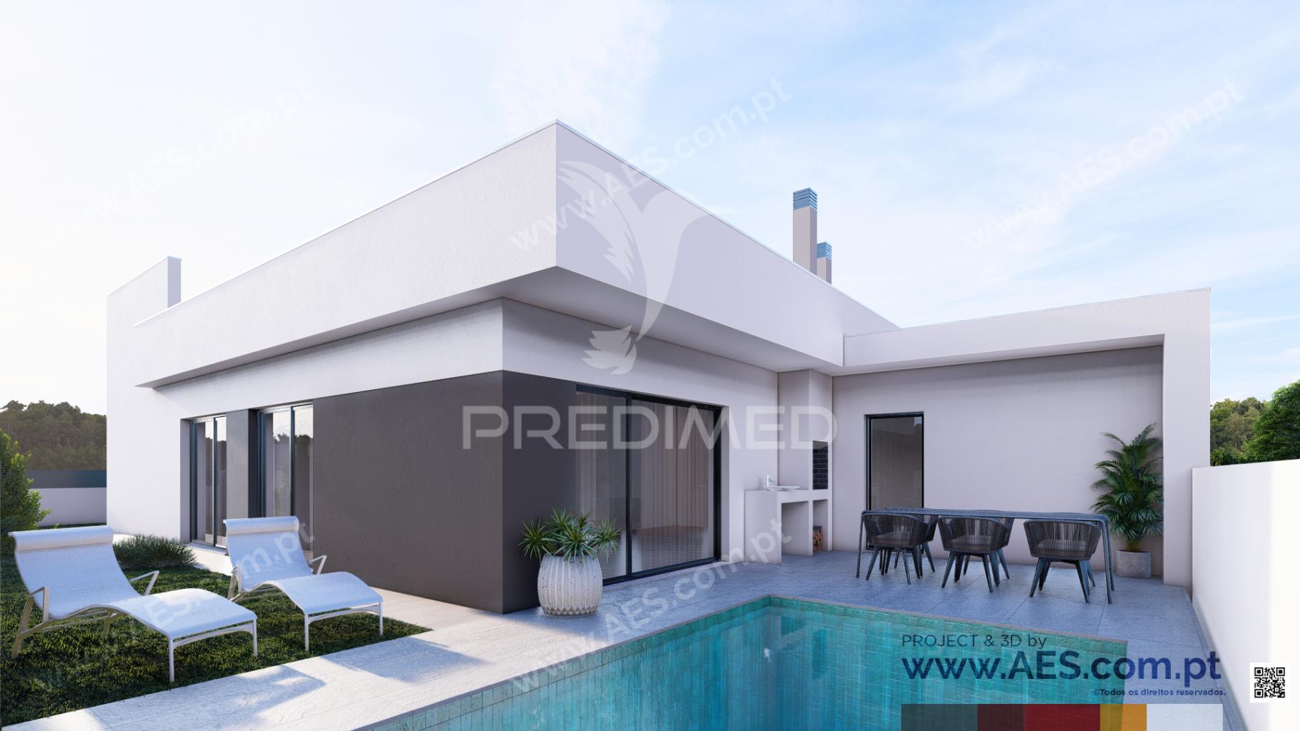 Moradia térrea isolada t3 c/ piscina