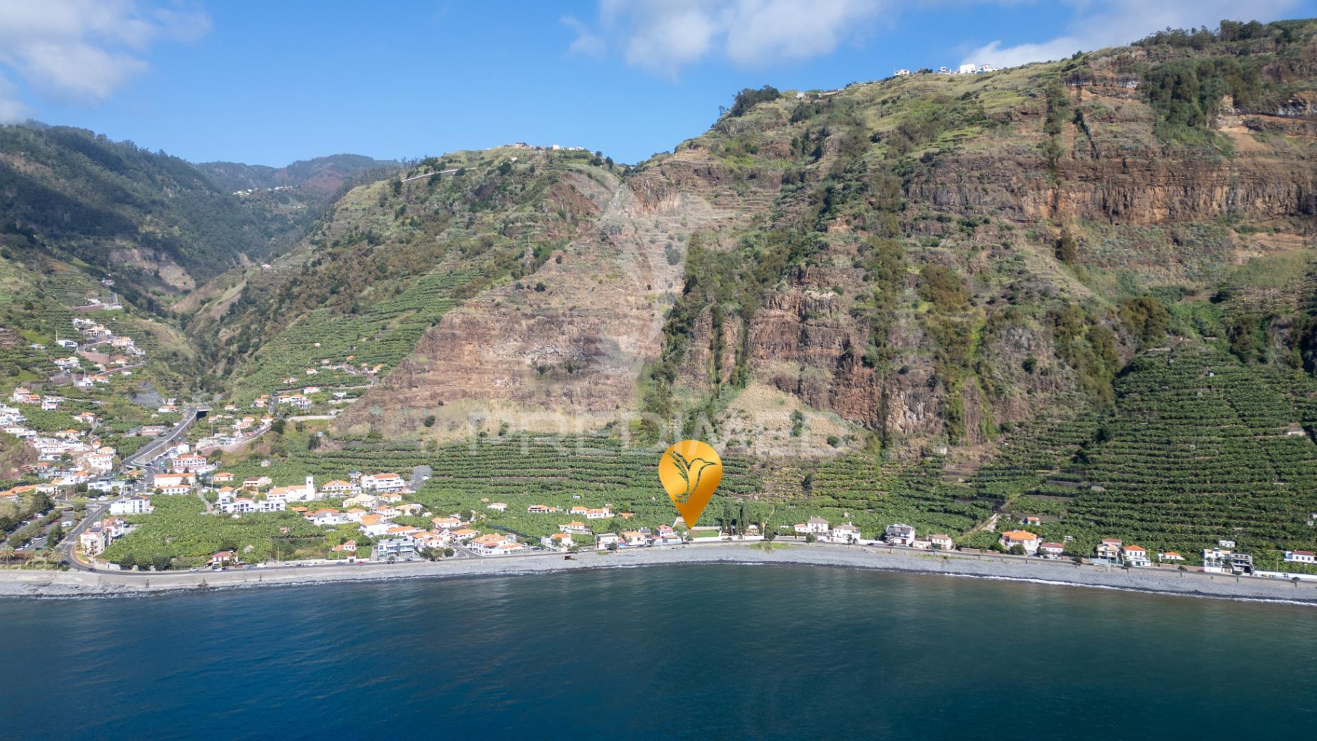 Construa a sua moradia de luxo na ilha da madeira | oportunidade de desenvolvimento turístico | terreno urbano | 1.521 m² | madalena do mar – ponta do sol