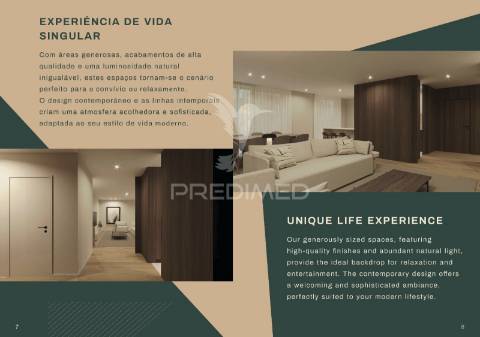 Apartamento t2 novo no centro do porto