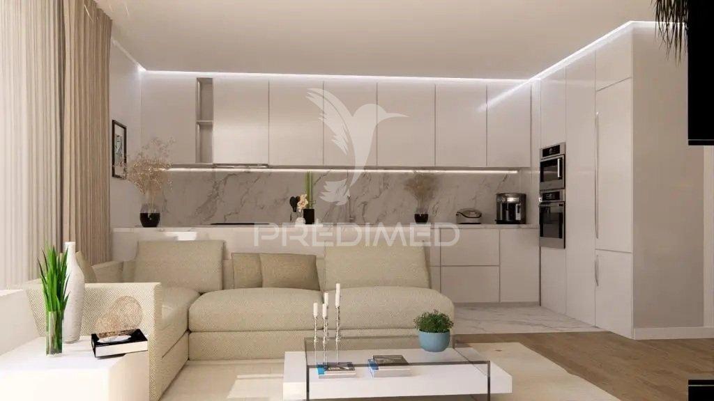 Apartamento t1 | condomínio fechado com portaria | varanda & garagem