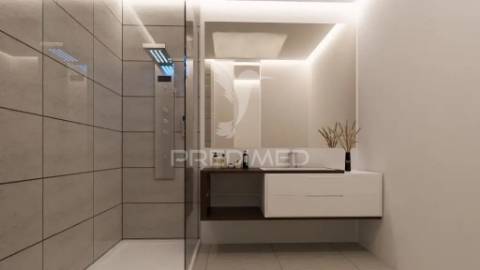Apartamento t1 | condomínio fechado com portaria | varanda & garagem