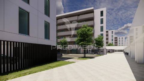 Apartamento t1 | condomínio fechado com portaria | varanda & garagem