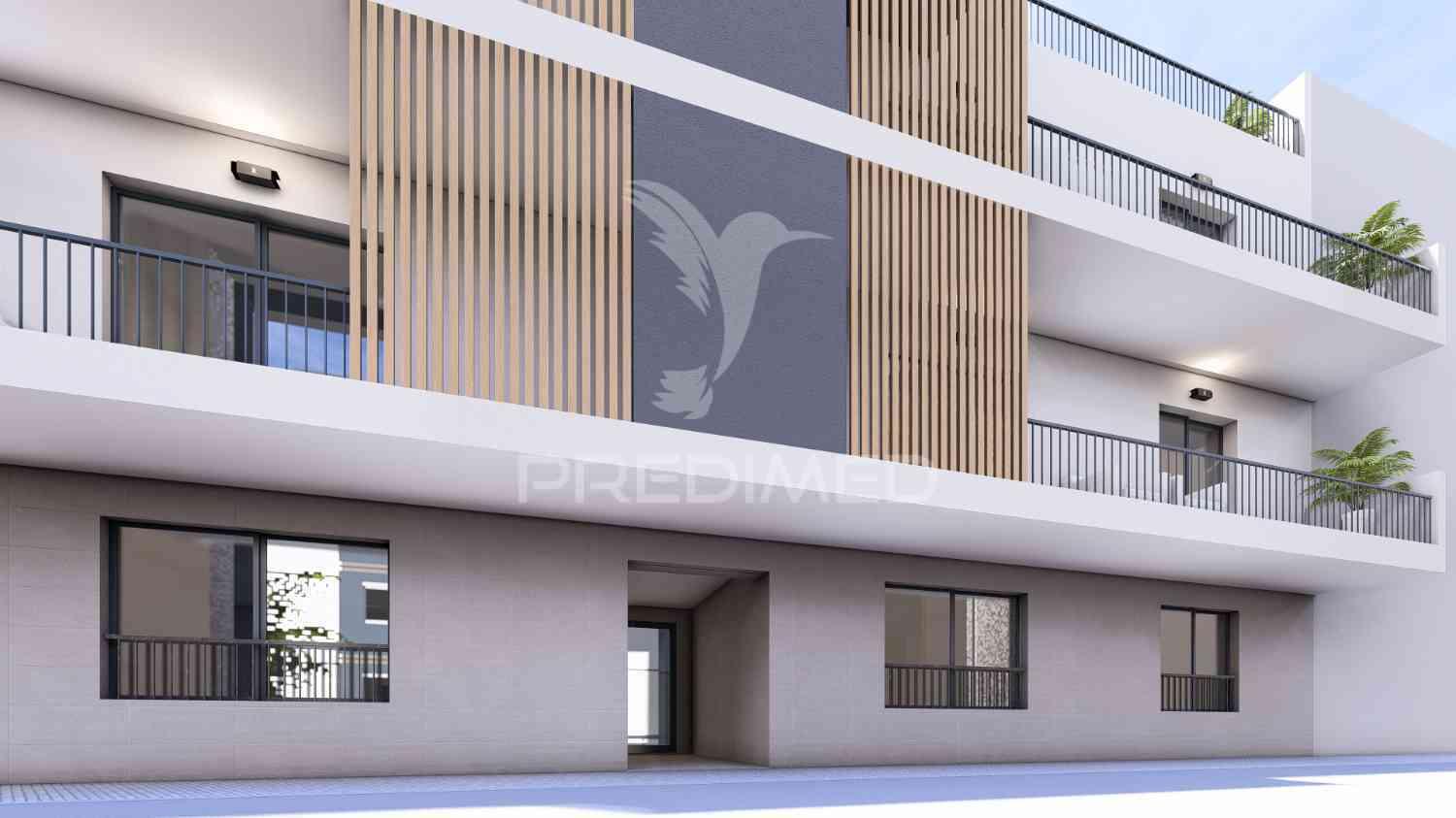 T1 num 1º andar, edifício em construção, central - fracção h