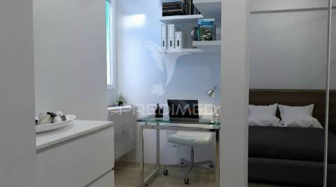 Apartamento t0 remodelado com vista mar
