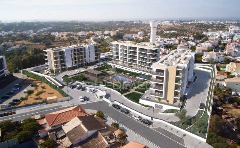 Horus residence - apartamento t2  com 137m2 de área bruta e garagem box 2 carros portimão