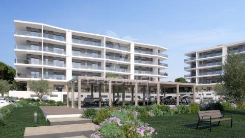 Horus residence - apartamento t2  com 137m2 de área bruta e garagem box 2 carros portimão