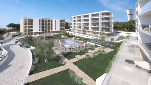 Horus residence - apartamento t2  com 137m2 de área bruta e garagem box 2 carros portimão