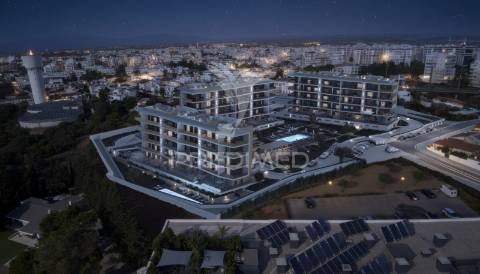 Horus residence - apartamento t2  com 137m2 de área bruta e garagem box 2 carros portimão