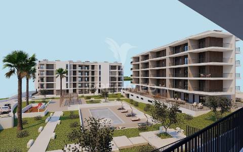 Horus residence - apartamento t2  com 137m2 de área bruta e garagem box 2 carros portimão