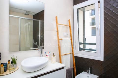 Apartamento t2 semi novo com terraço em santo antónio dos cavaleiros