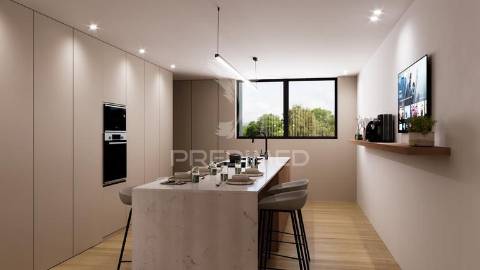 Moradia unifamiliar em banda t3 de 2 pisos em braga