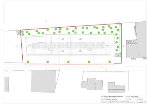 Terreno com projeto aprovado para 28 fogos na gafanha da nazaré (aveiro)
