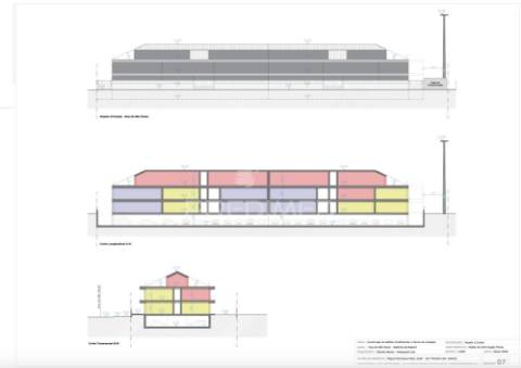 Terreno com projeto aprovado para 28 fogos na gafanha da nazaré (aveiro)