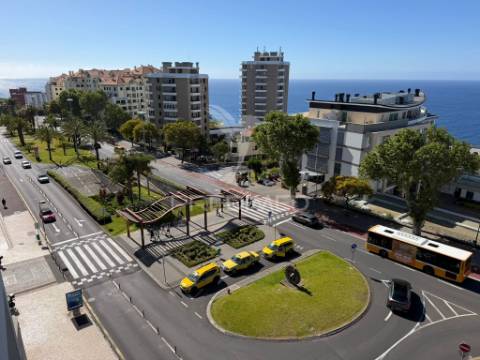 Arrendamento t2 vista mar na estrada monumental funchal