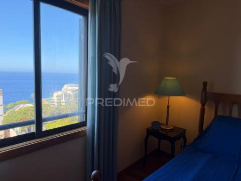 Arrendamento t2 vista mar na estrada monumental funchal