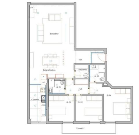 Apartamento t3 totalmente remodelado - quinta da alçada, rua pedro álvares cabral, leiria