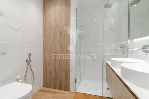 Apartamento t3 duplex - condomínio riomar, fão
