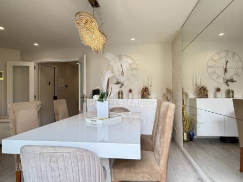 Apartamento t3 renovado com churrasqueira | fátima