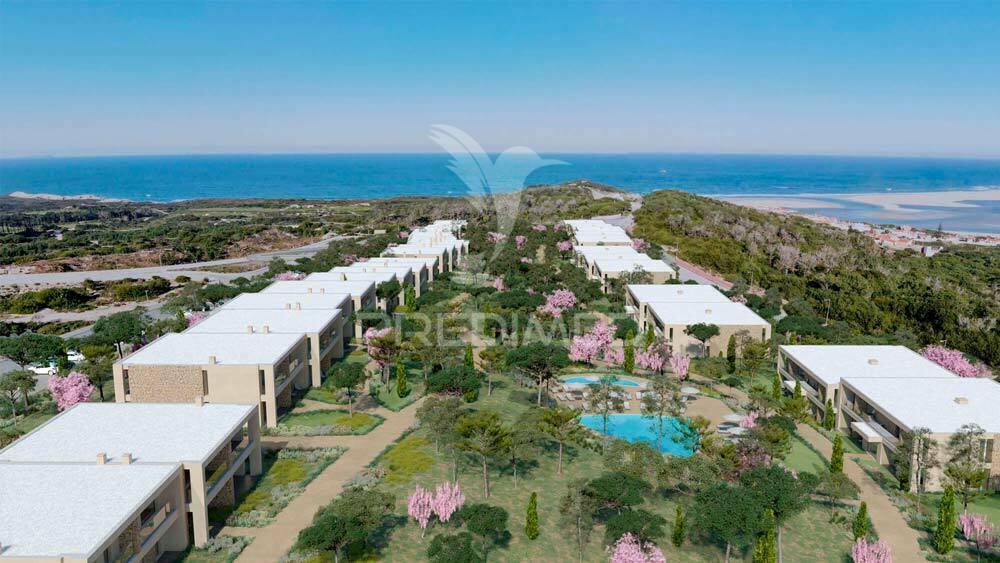 Moradia duplex geminada com 3 quartos no west cliffs, óbidos