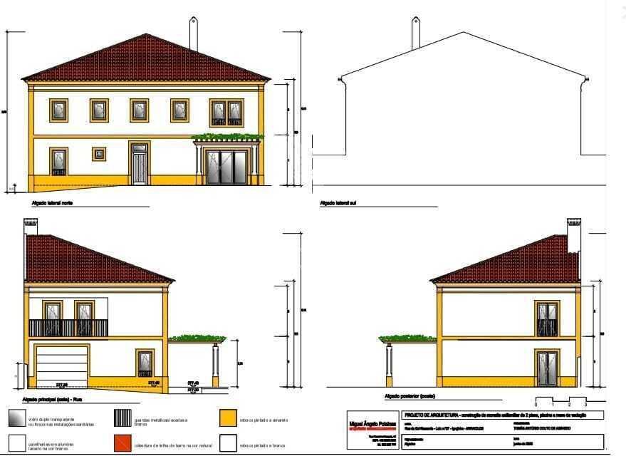 Moradia t4 em construção com piscina