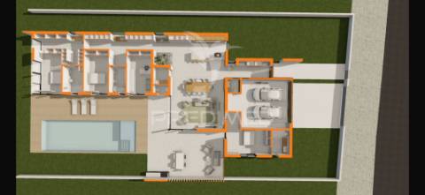 Terreno de 3.310 m² com projeto aprovado para moradia moderna com piscina – gafanha da boa hora