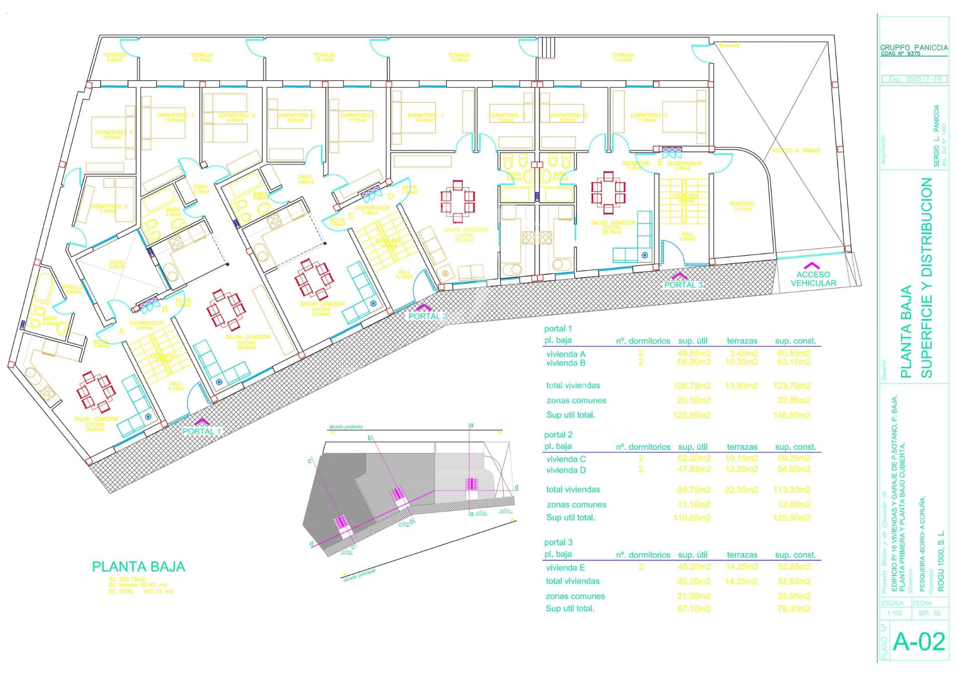 Apartamento t2 a1 -boiro- ponte de vedra- corunha