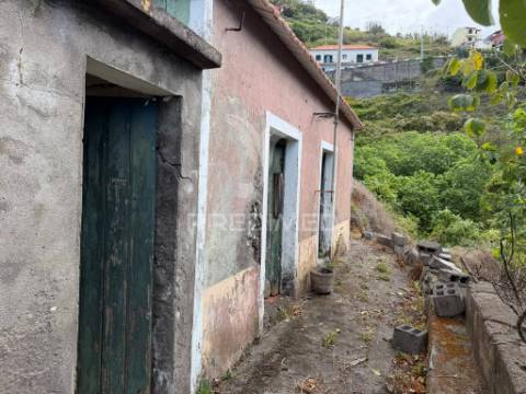 Casa térrea para recuperar com terreno agrícola