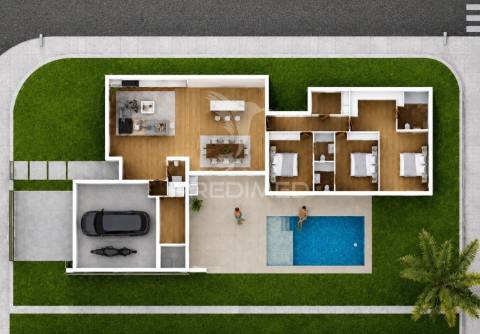 Moradia t3 com piscina
