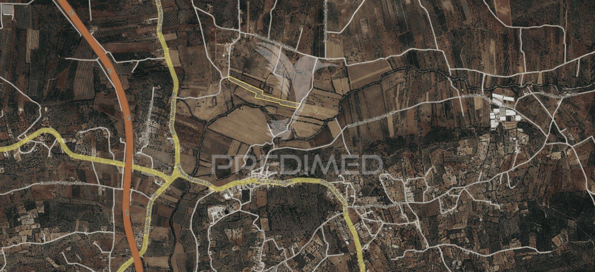 Albufeira-paderne alcaria terreno rústico plano 33440m²