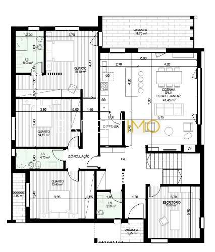 Moradia em inicio de Construção