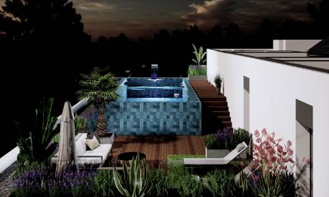 Apartamento T5 Duplex - Condomínio com jardim, piscina e ginásio