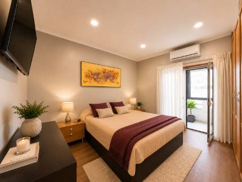 Apartamento T4 Remodelado em Oeiras | 134 m² | Vista Rio | Ar Condicionado | Pronto a Habitar