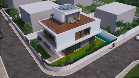 Terreno com Projeto Aprovado para Construção de Moradia T4 | Licença de Construção Paga | Famões | Odivelas