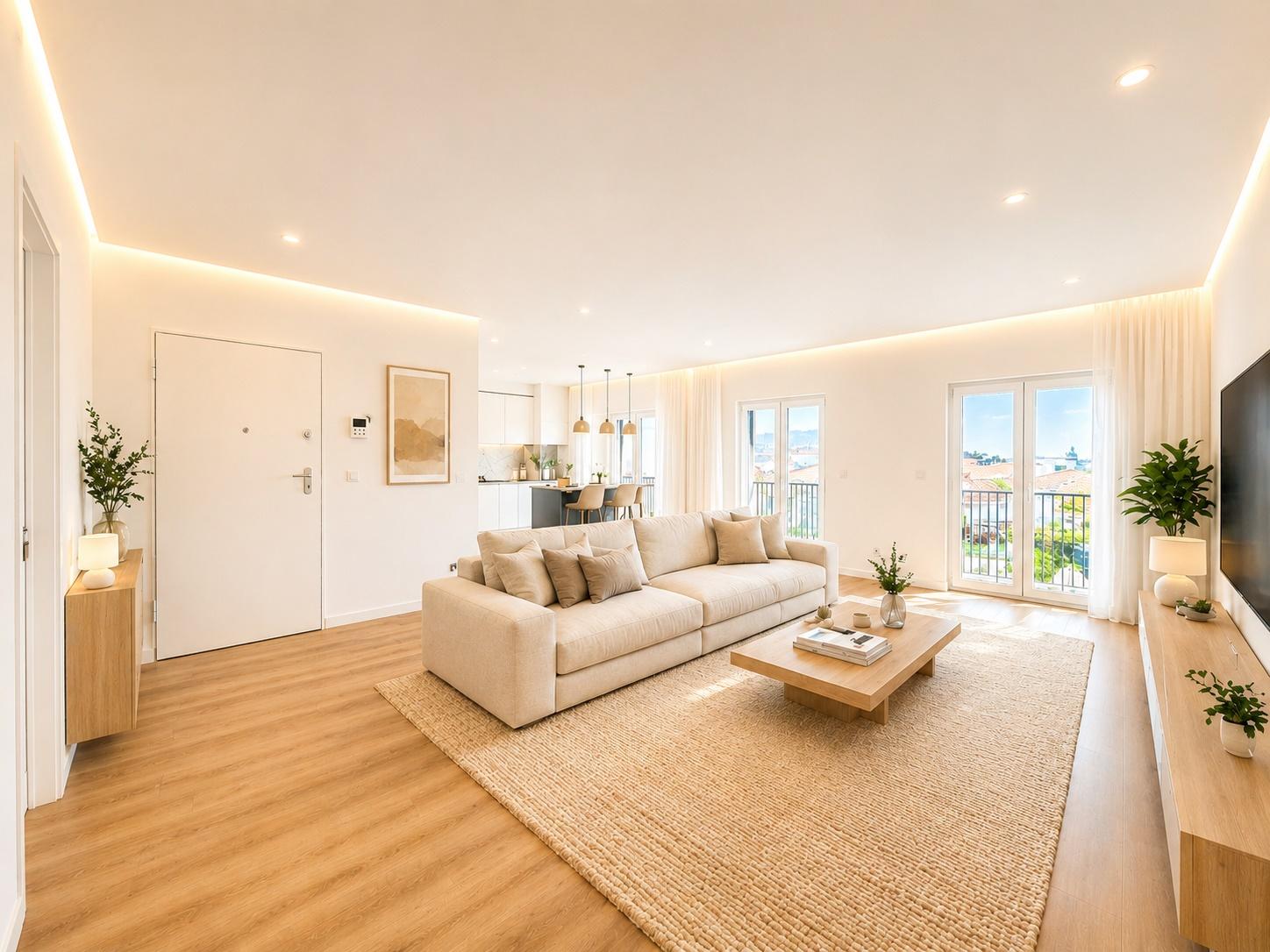 Elegante Apartamento T3 localizado no Centro de Caneças