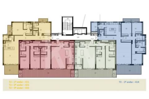 Apartamento T2 NOVO com 132 m2, Terraço de 24 m2 * Dois Lugares de Estacionamento