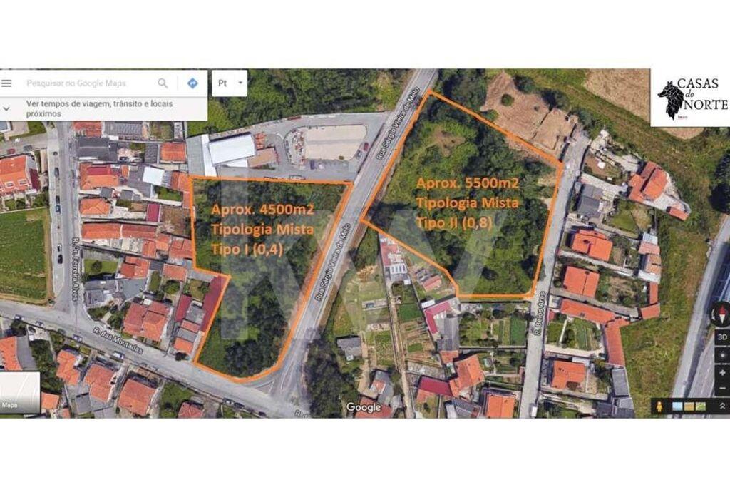 Terreno com 2.000m2 para construção, Gulpilhares, V.N.Gaia