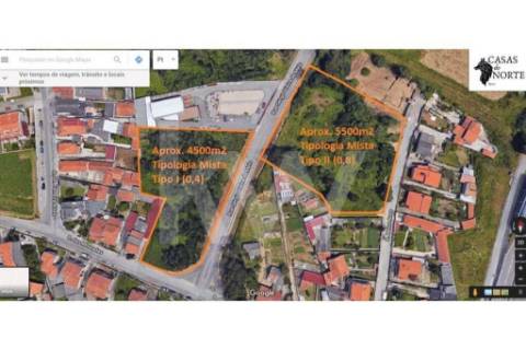 Terreno com 2.000m2 para construção, Gulpilhares, V.N.Gaia