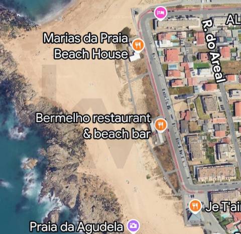 T2+1  Condomínio Fechado Primeira Linha da Praia  Agudela Vista Mar, Terraço, Piscina, Box