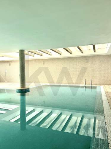 T2+1  Condomínio Fechado Primeira Linha da Praia  Agudela Vista Mar, Terraço, Piscina, Box