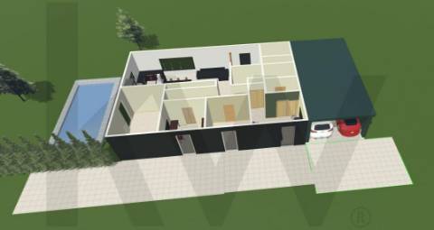 Terreno com Projeto Aprovado para Moradia Térrea