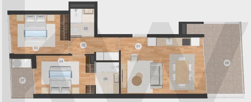Apartamento | T2 | Recuado | Leça da Palmeira | 415.000€
