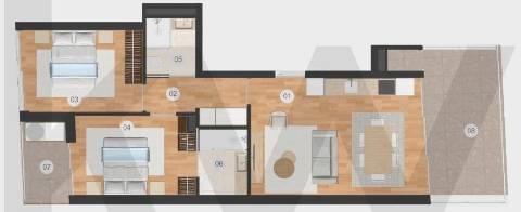 Apartamento | T2 | Recuado | Leça da Palmeira | 415.000€
