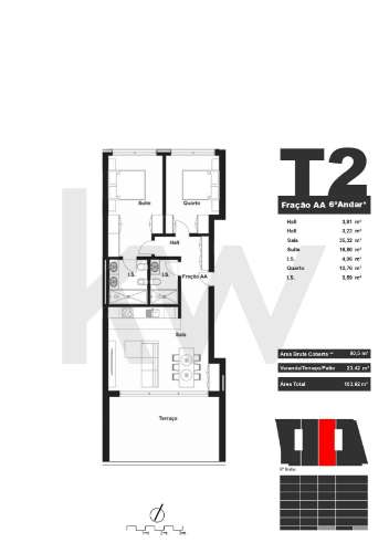 📍Apartamento T2 Penthouse com Terraço em Leça da Palmeira🏡