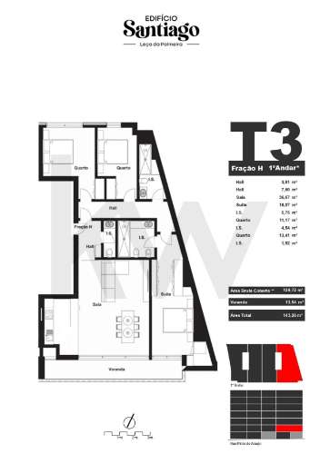 📍Apartamento T3, c/ Varanda e Garagem, no Centro Histórico de Leça da Palmeira🏡