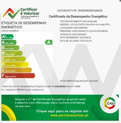 📍Apartamento T3 c/ 2 lugares de garaem e varanda no Centro de Leça da Palmeira🏡