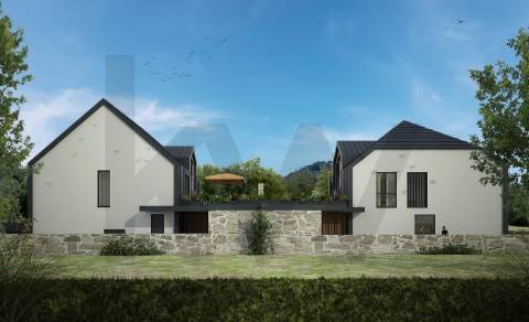 Moradia T3 de Luxo com garagem e piscina em Santo Tirso