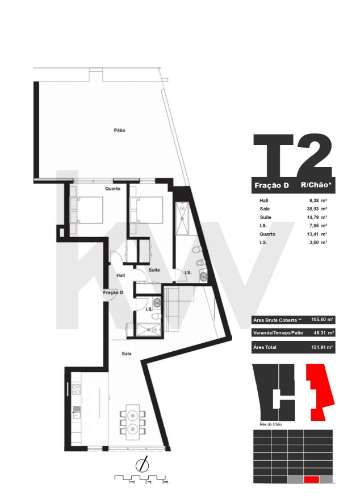 📍Apartamento T2, c/ terraço e garagem em Leça da Palmeira🏡