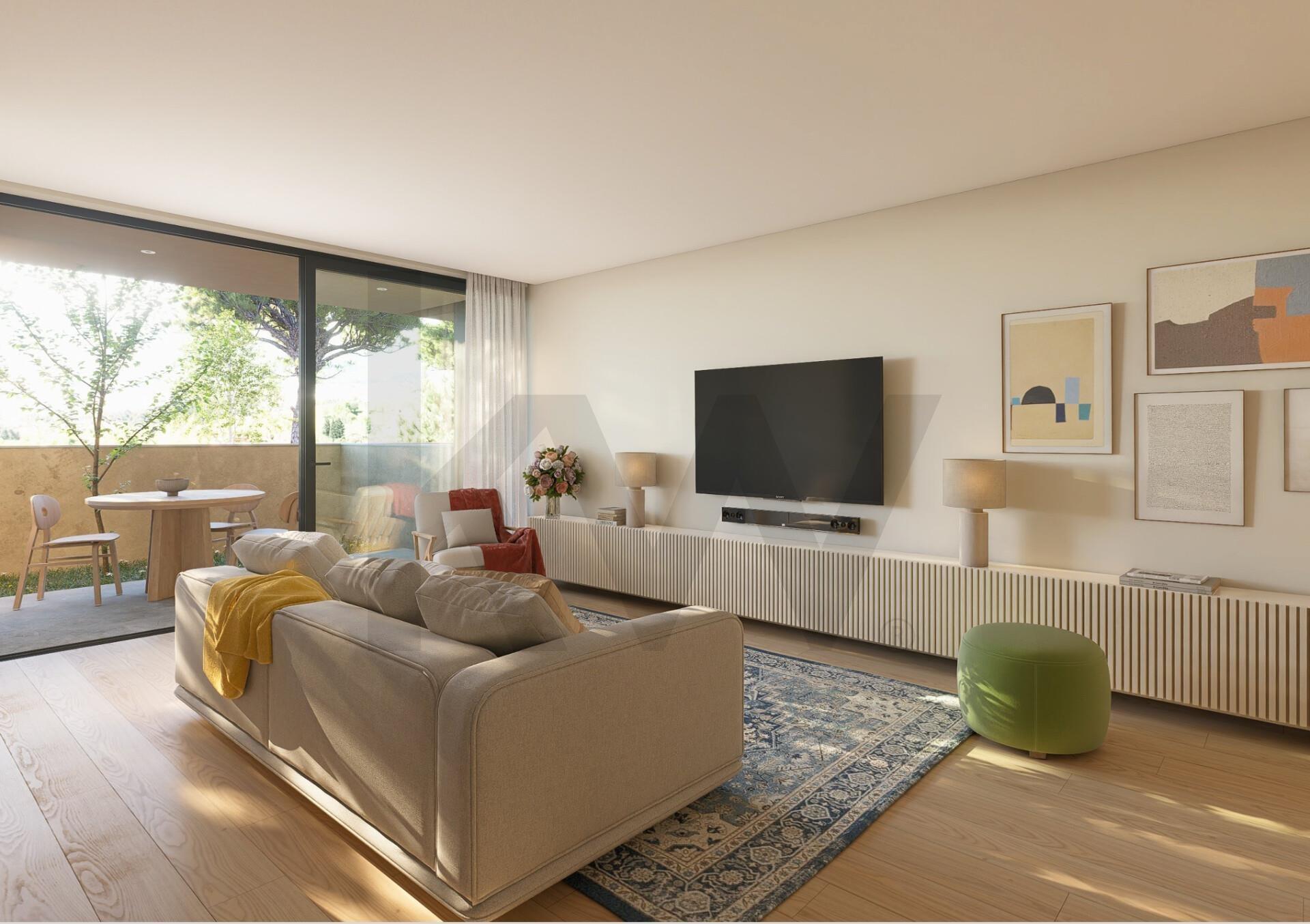 Apartamento T2 | Condomínio com Piscina e Jardim | 5 minutos Praia | Valadares 